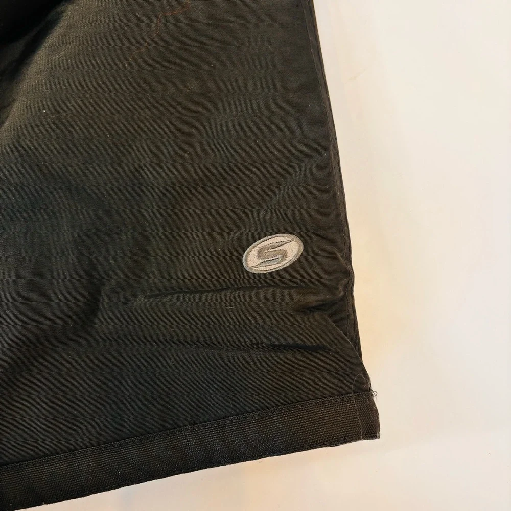 Slalom Men’s Cargo Snowboard Ski Pants Size XL Black Insulated Waterproof
